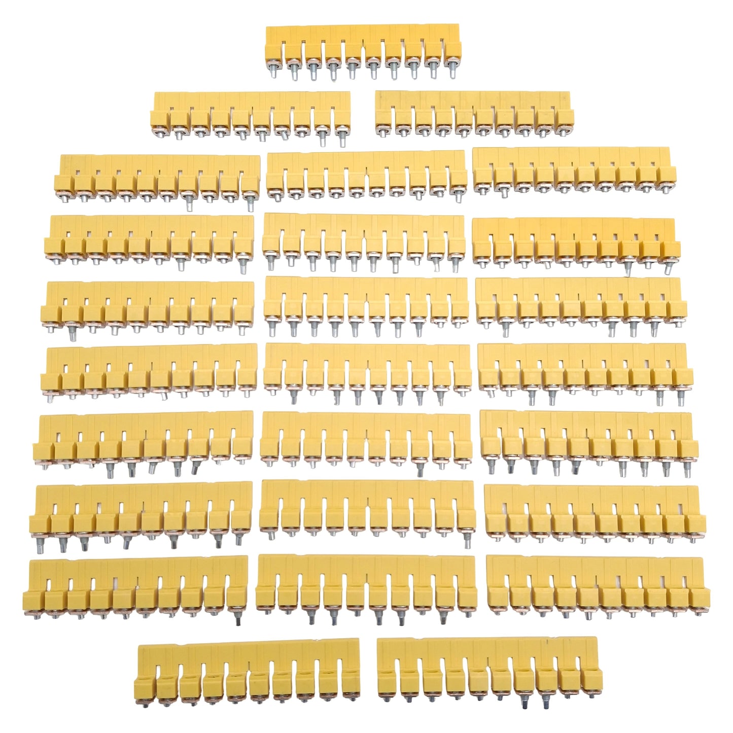 New – Open box Lot of 26 Allen Bradley 1492-CJJ8-10 Screw Center Jumper Terminal, 10-Pole, 8mm