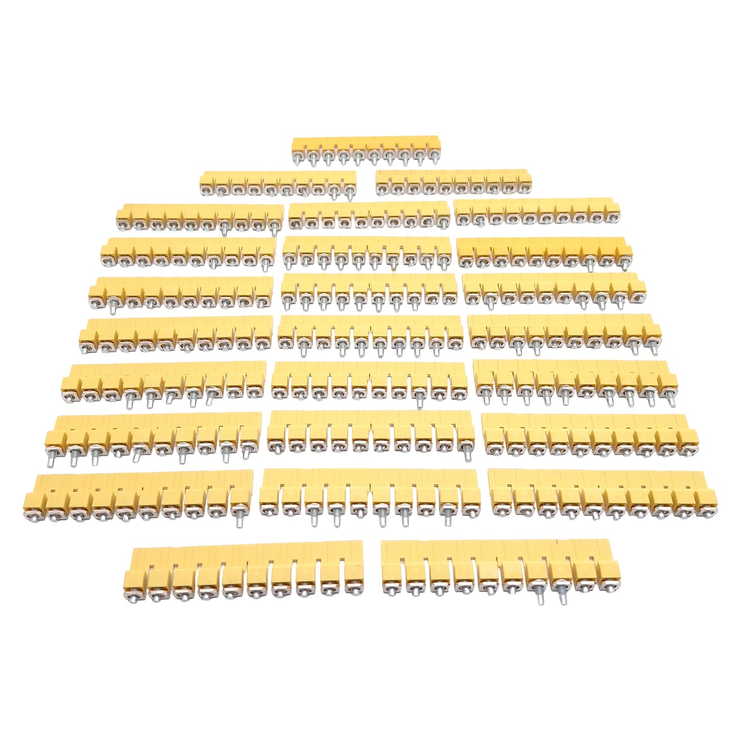 New – Open box Lot of 26 Allen Bradley 1492-CJJ8-10 Screw Center Jumper Terminal, 10-Pole, 8mm