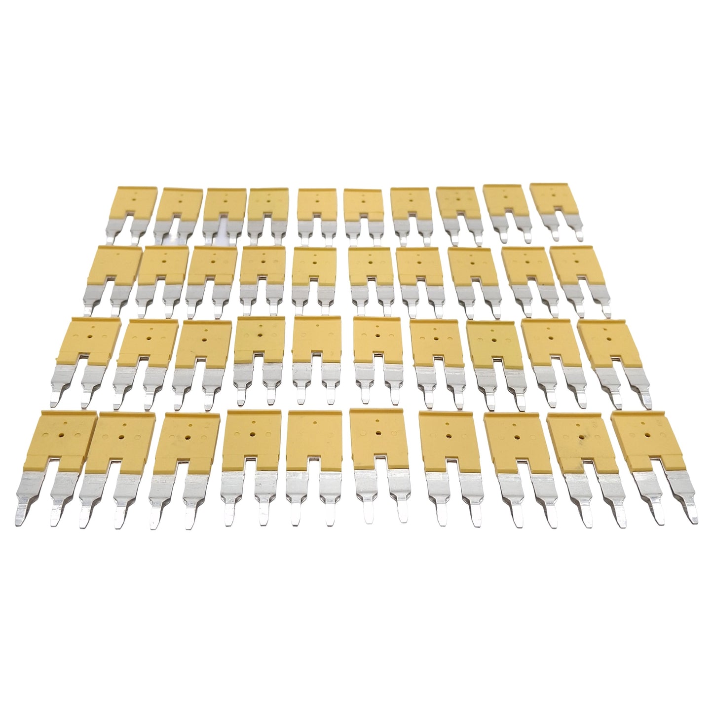 New – Open box Lot of 40 Allen Bradley 1492-CJL8-2 Screwless Center Jumper Terminal, 2-Pole