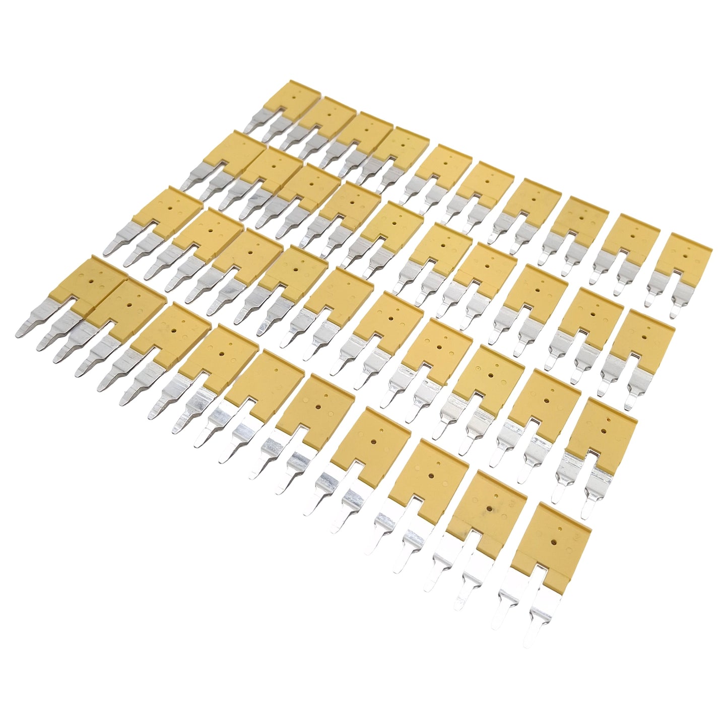 New – Open box Lot of 40 Allen Bradley 1492-CJL8-2 Screwless Center Jumper Terminal, 2-Pole