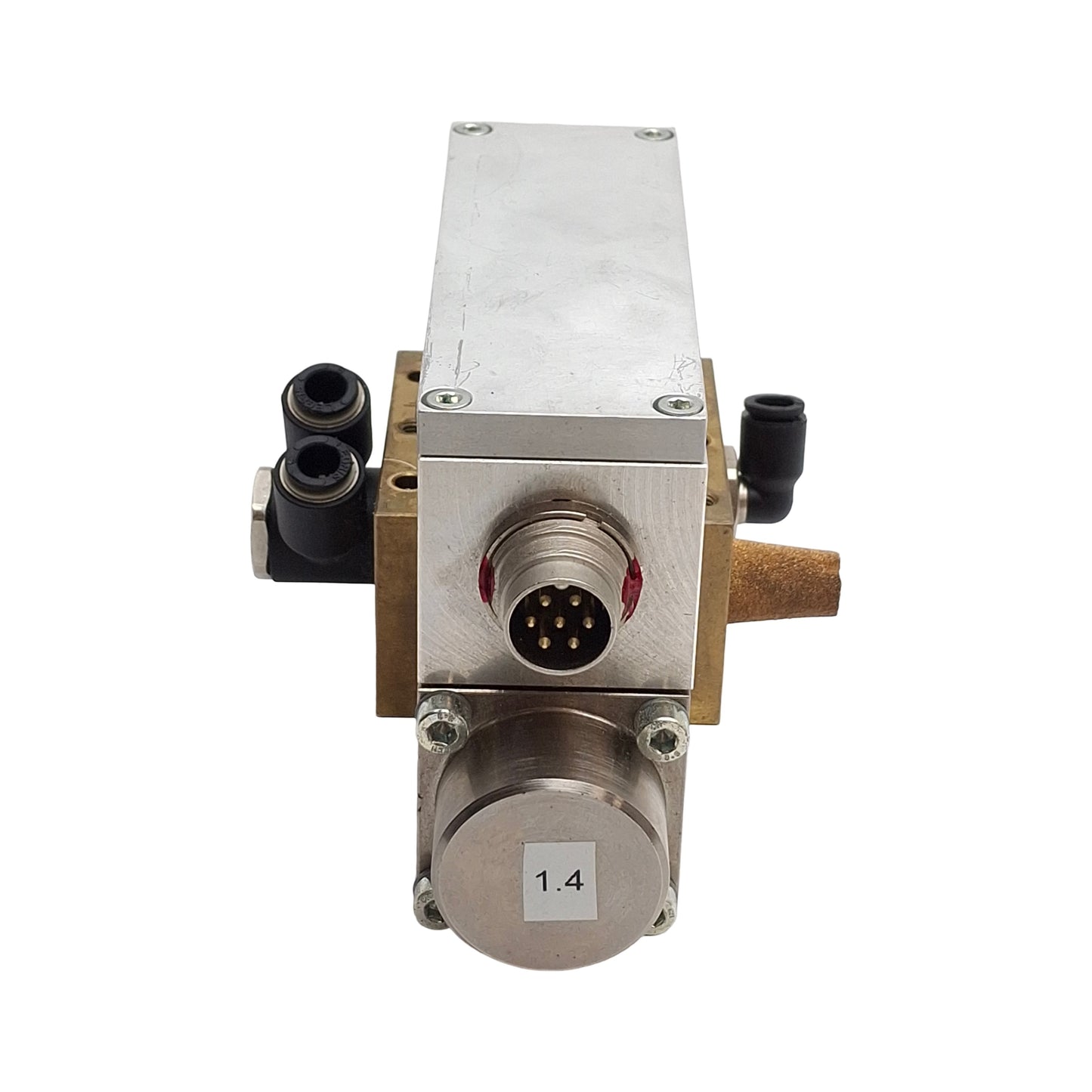 Used MLS Lanney E1B10AZ-HER Proportional Reg. Valve, 0-10bar, 0-10VDC, 24VDC Coil