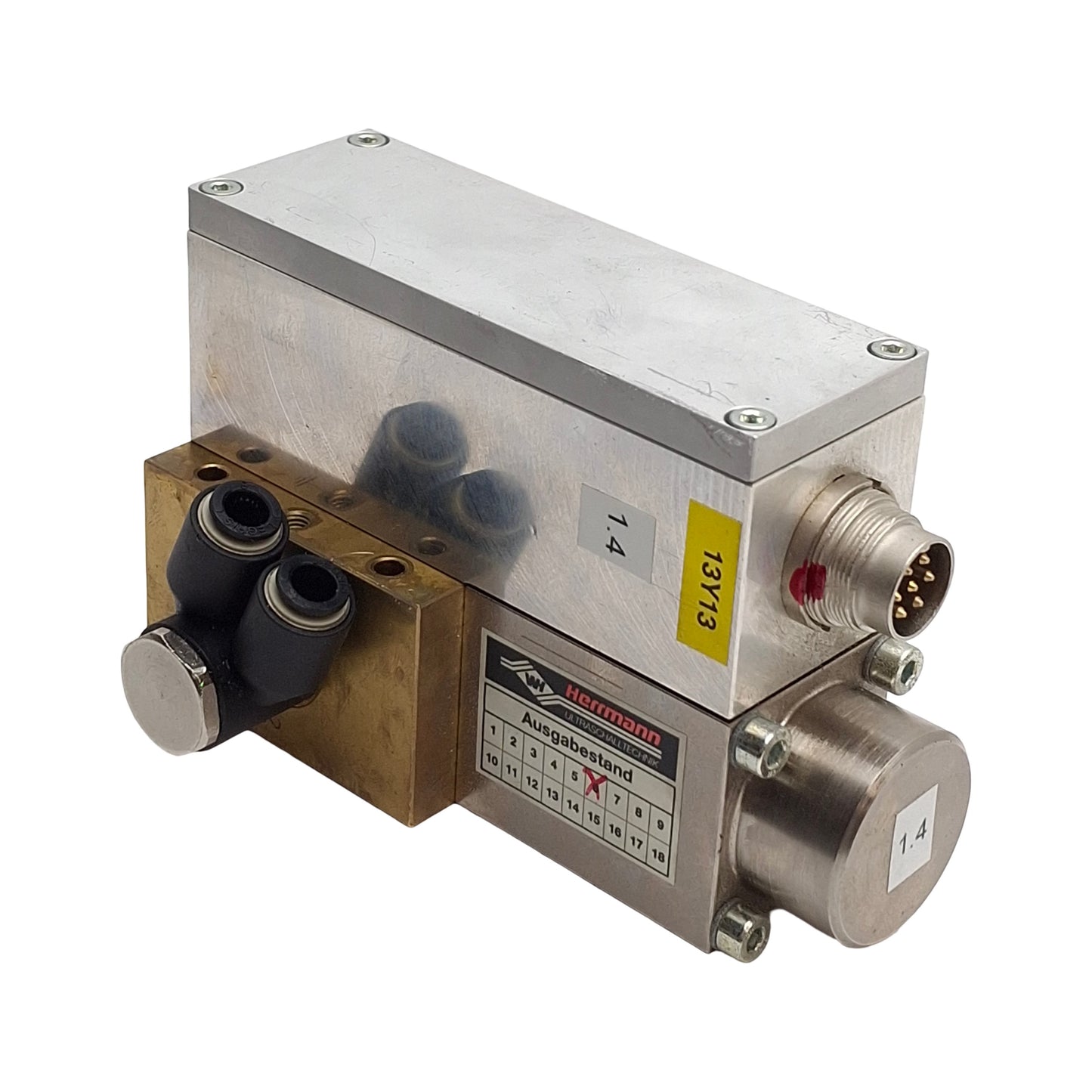 Used MLS Lanney E1B10AZ-HER Proportional Reg. Valve, 0-10bar, 0-10VDC, 24VDC Coil