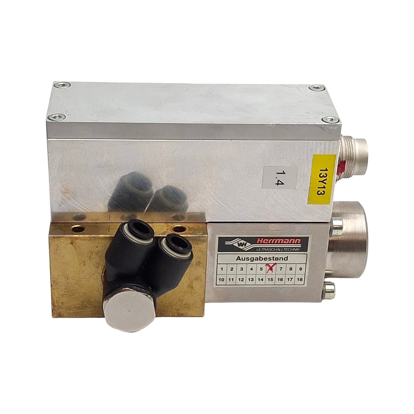Used MLS Lanney E1B10AZ-HER Proportional Reg. Valve, 0-10bar, 0-10VDC, 24VDC Coil