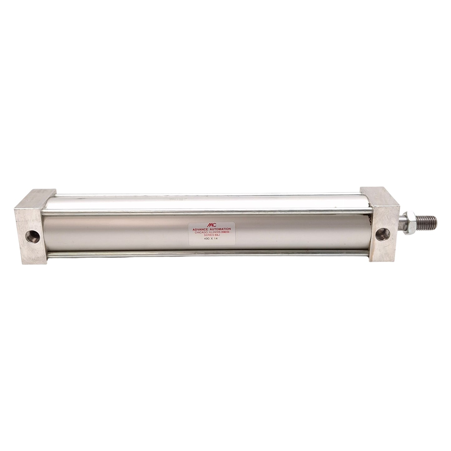 Used Advance Automation 490X14 Tie-Rod Cylinder, ø2-1/2in Bore, 14in Stroke, 3/8NPT