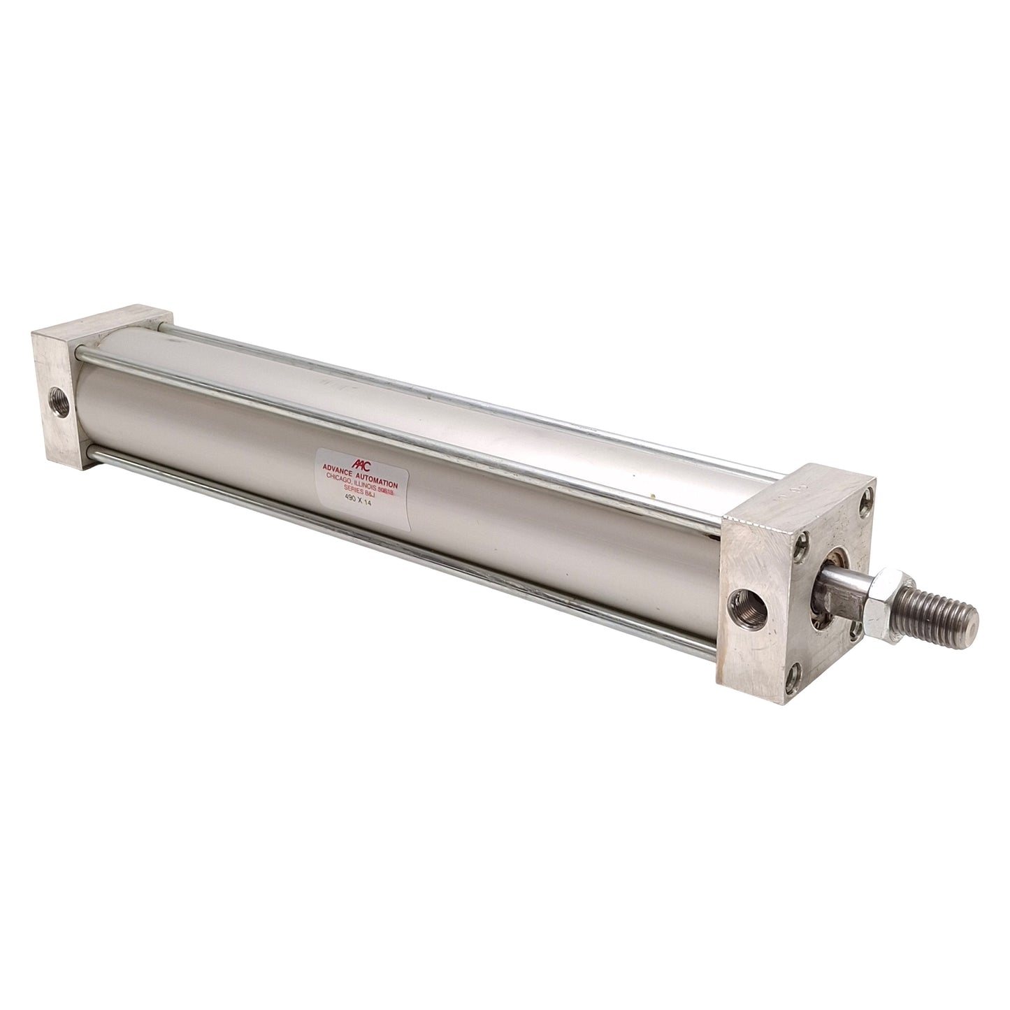 Used Advance Automation 490X14 Tie-Rod Cylinder, ø2-1/2in Bore, 14in Stroke, 3/8NPT