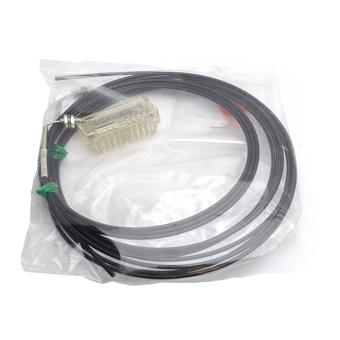 New Panasonic FT-R80 Fiber Optic Sensor Cable, Elbow, M4 Threaded, 2 Meter Length