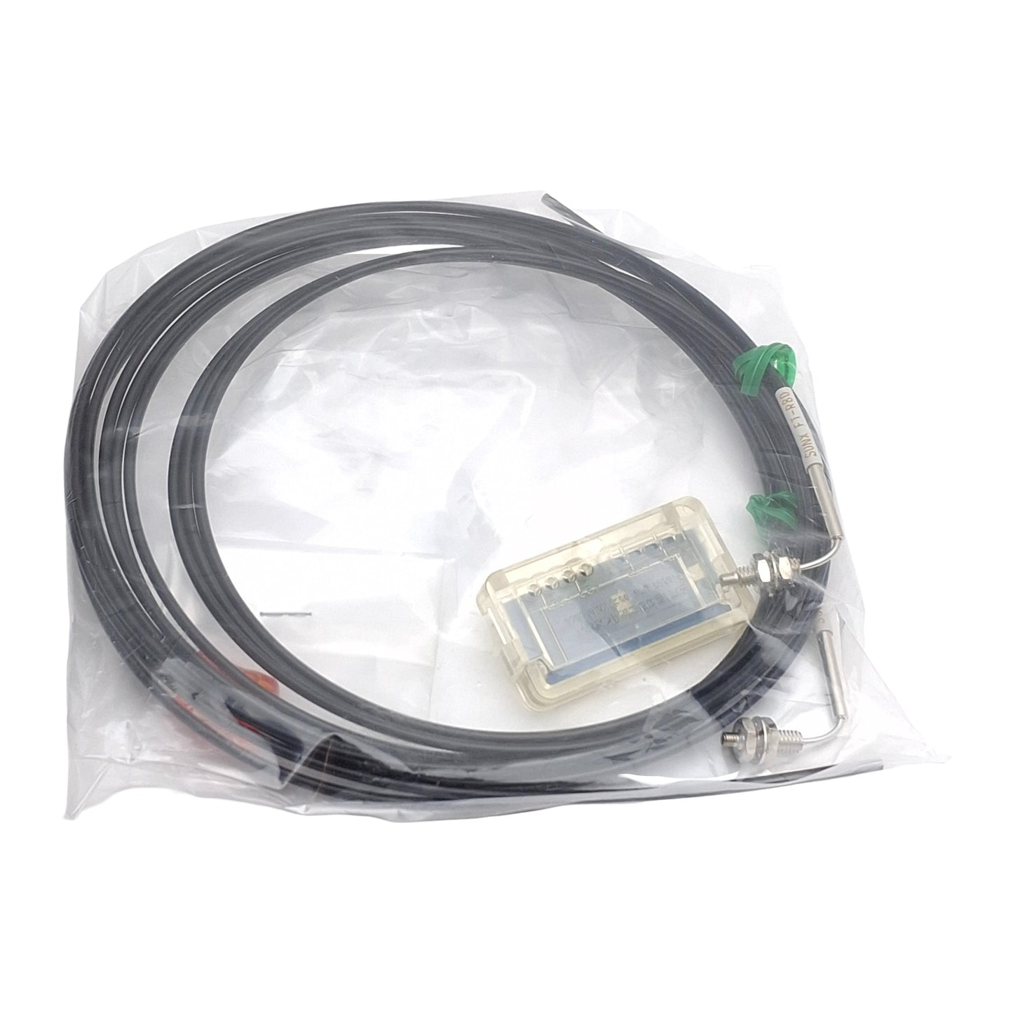 New Panasonic FT-R80 Fiber Optic Sensor Cable, Elbow, M4 Threaded, 2 Meter Length