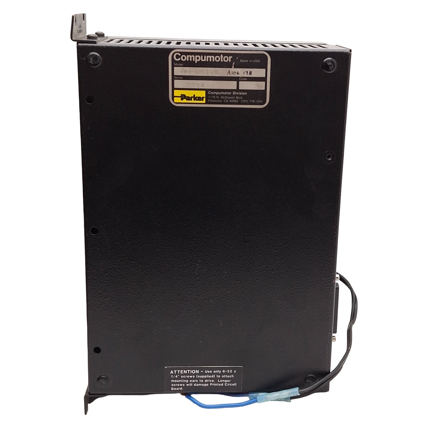 Used Parker AH-DRIVE Compumotor Microstep Drive, 170VDC Output, 95-132VAC Input