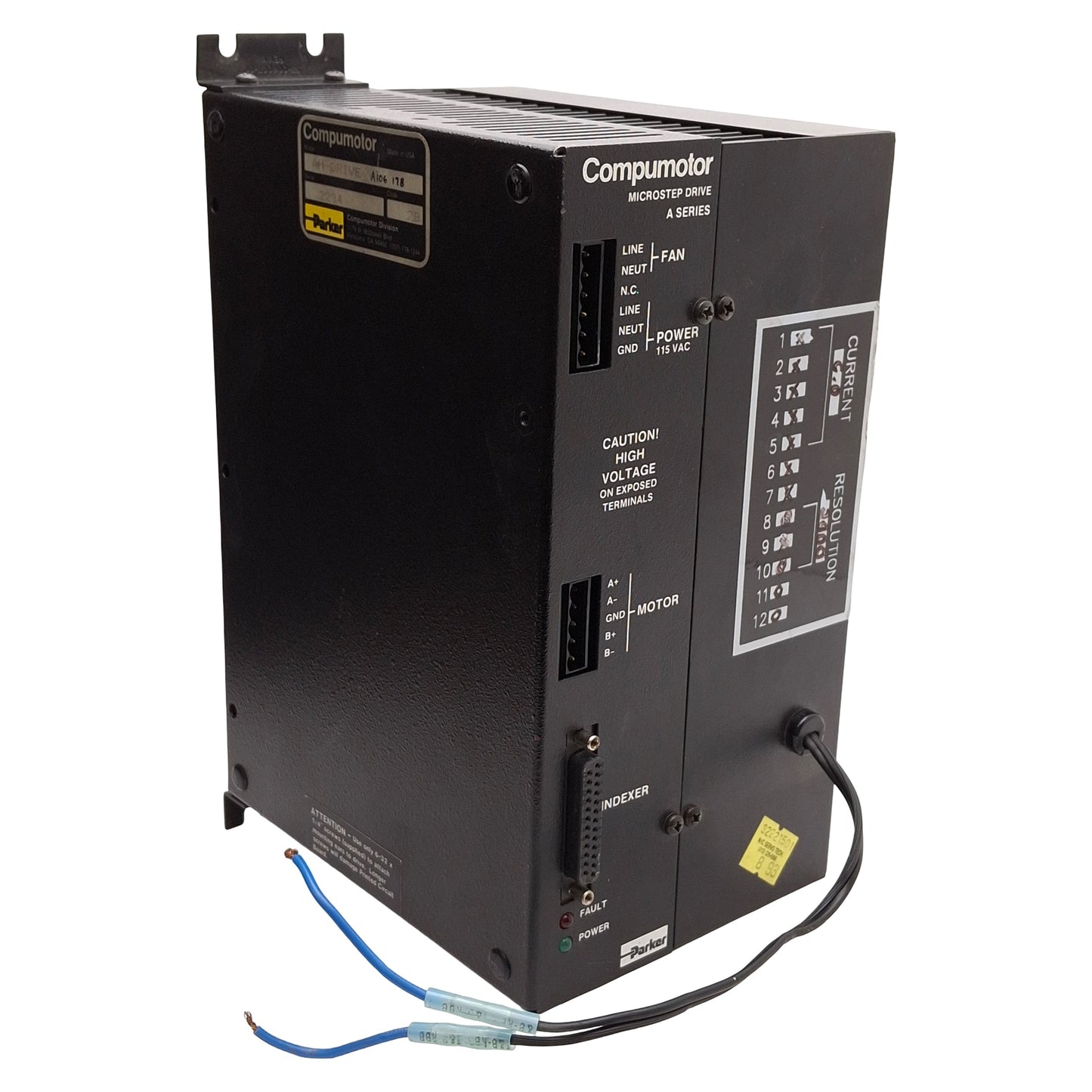 Used Parker AH-DRIVE Compumotor Microstep Drive, 170VDC Output, 95-132VAC Input