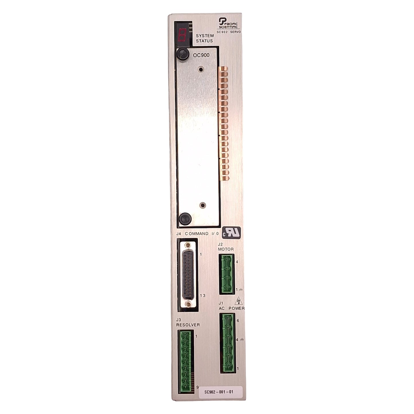 Used Pacific Scientific SC902-001-01 Single-Axis Brushless Servo Drive, 120-240VAC