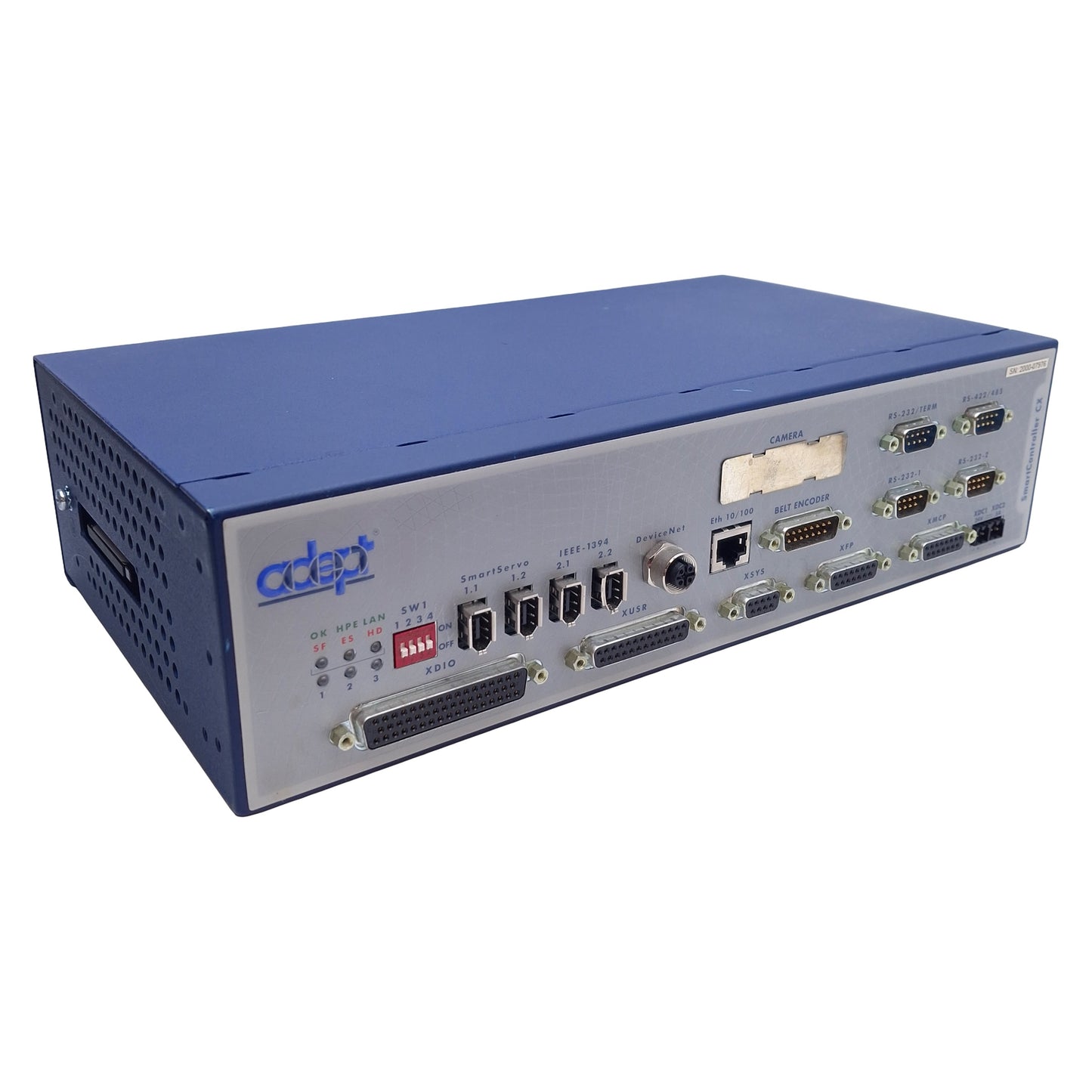 Used Adept 20000-310R Rev U1 SmartController CX w/ 128MB CF Card, IEEE-1394, 24VDC