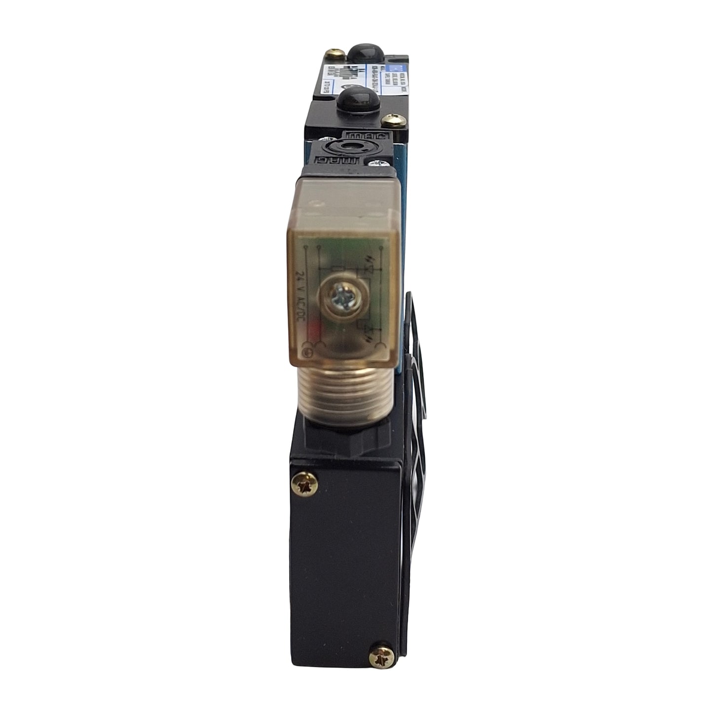 New – Open box Mac Valves 92B-ABA-BJG-DM-DDAJ-1JD Solenoid Valve, 5/2Way, 20-120Psi, 24VDC Coil