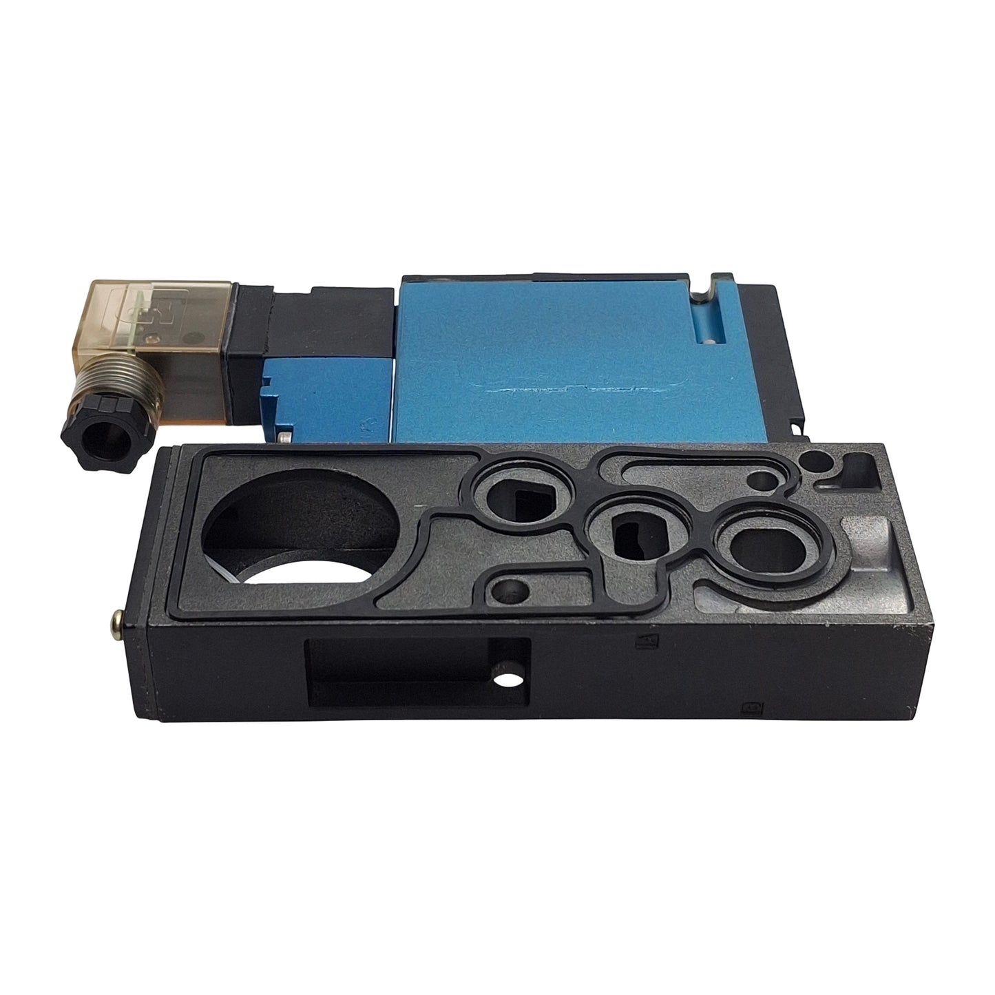 New – Open box Mac Valves 92B-ABA-BJG-DM-DDAJ-1JD Solenoid Valve, 5/2Way, 20-120Psi, 24VDC Coil