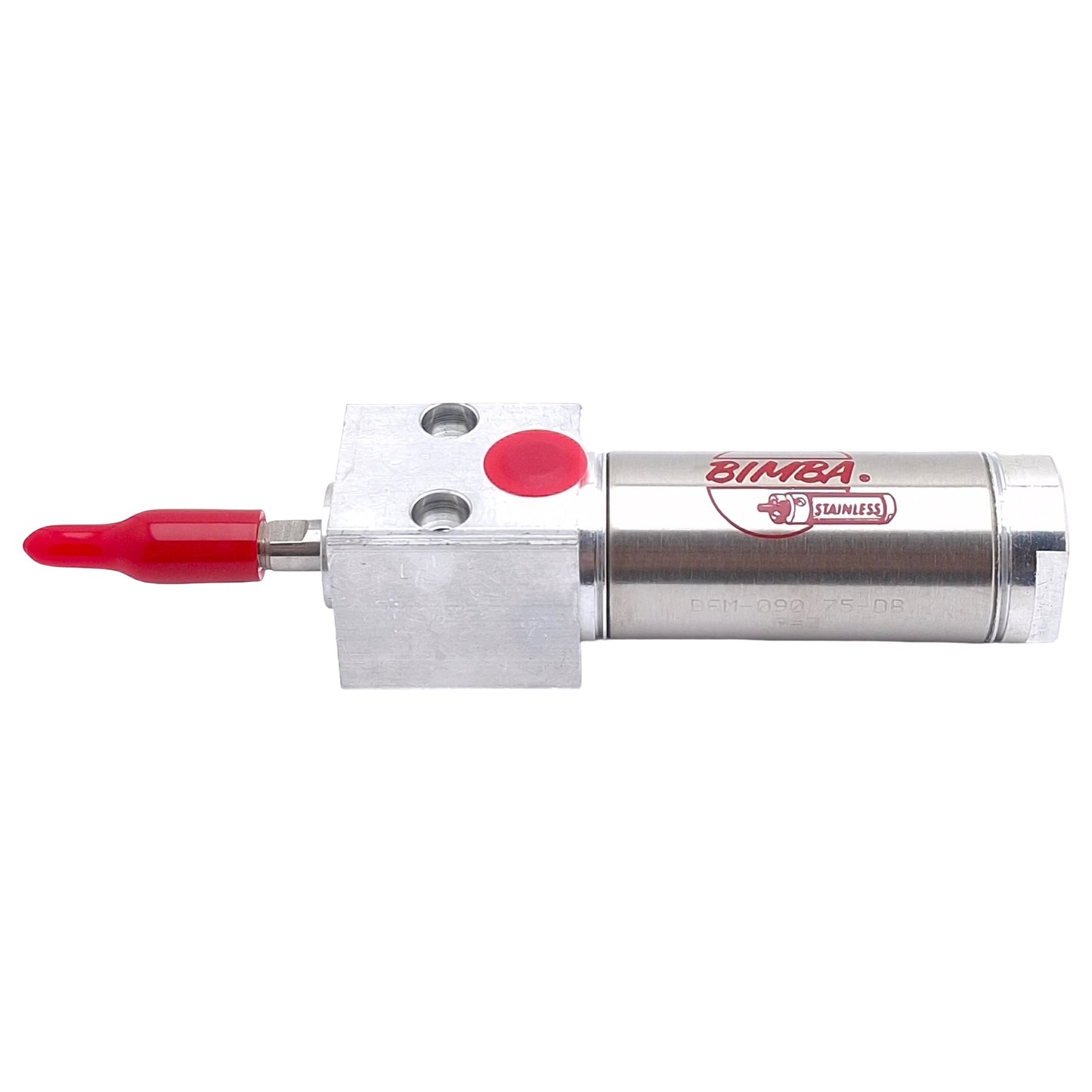 New Bimba BFM-090.75-DB Pneumatic Cylinder, ø1-1/16in Bore, 3/4in Stroke, 1/8in NPT