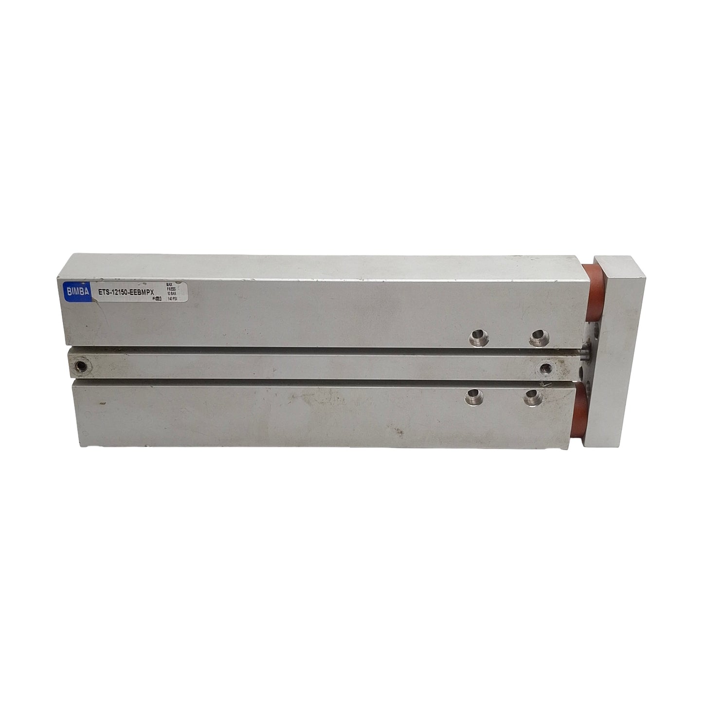 Used Bimba ETS-12150-EEBMPX Extruded Linear Thruster, 12mm Bore x 150mm Stroke, 10-32