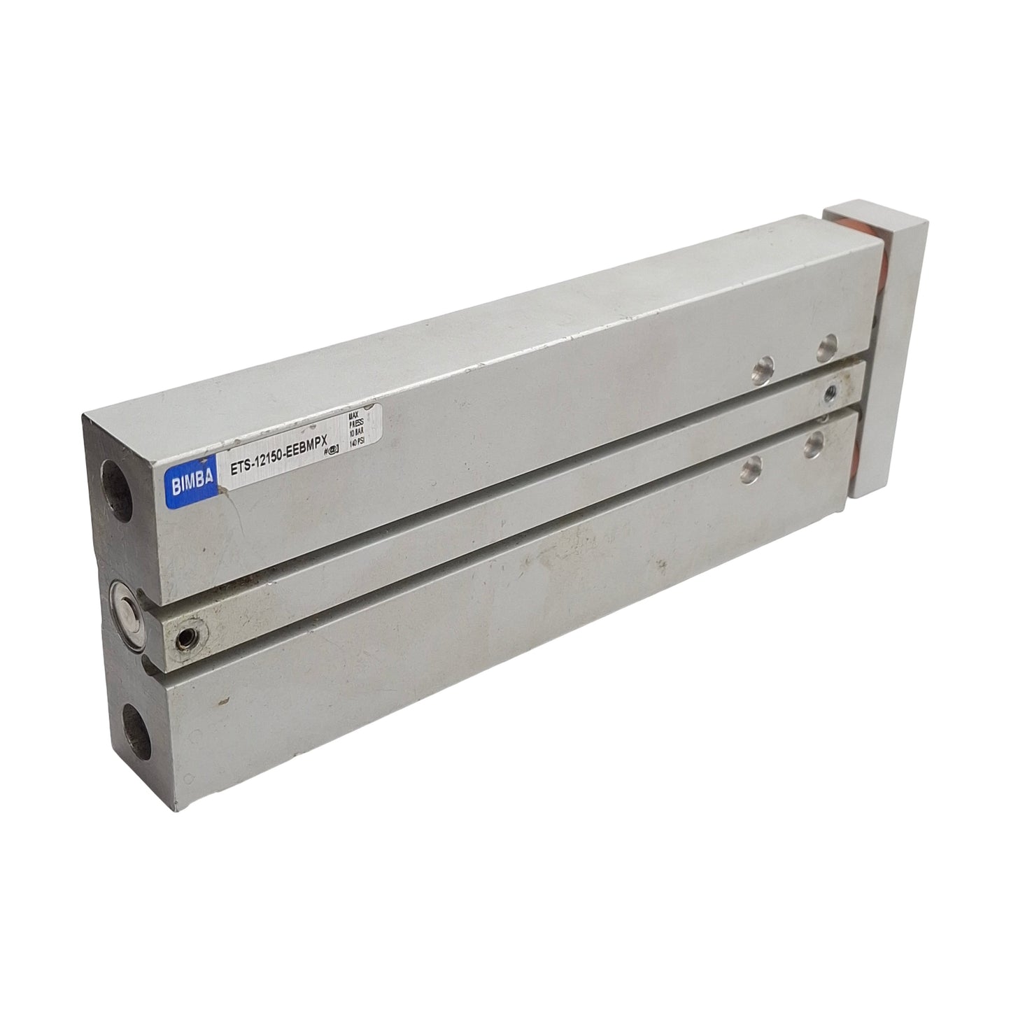 Used Bimba ETS-12150-EEBMPX Extruded Linear Thruster, 12mm Bore x 150mm Stroke, 10-32