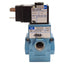 Used Mac 55B-12-PE-501JM Solenoid Valve, 3/2-NC, 30-150psi, 3/8in NPTF, 24VDC Coil