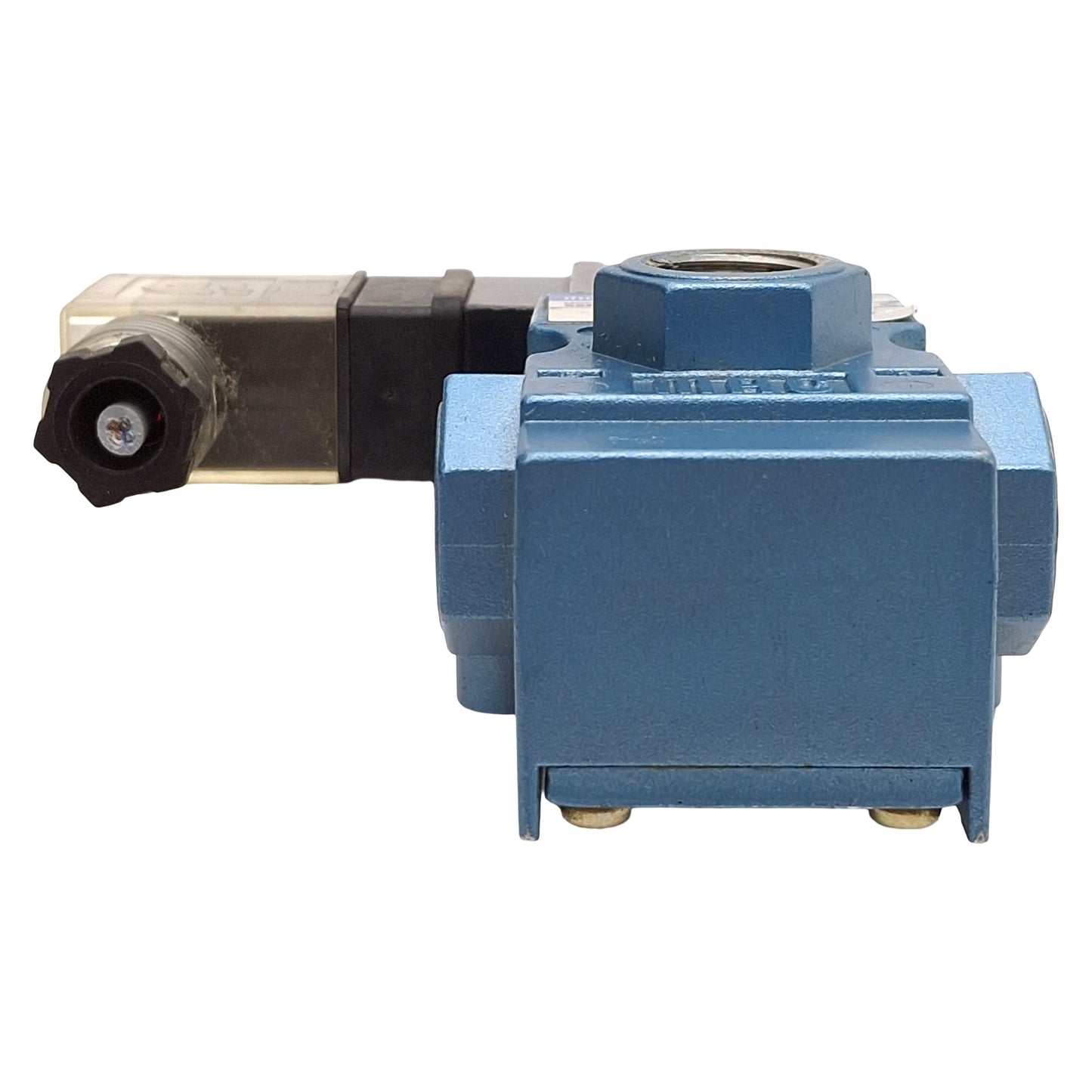 Used Mac 55B-22-PE-611JD Solenoid Valve, 3/2-NO, 30-150psi, 3/8in NPTF, 24VDC Coil