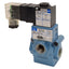 Used Mac 55B-22-PE-611JD Solenoid Valve, 3/2-NO, 30-150psi, 3/8in NPTF, 24VDC Coil