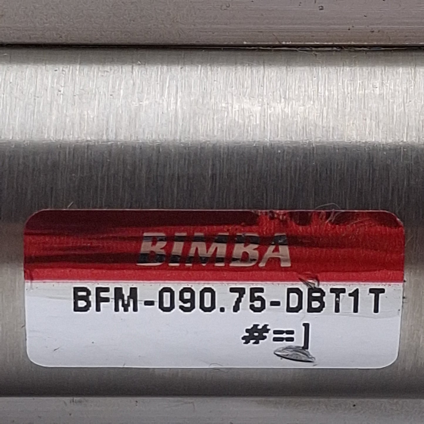 New – Open box Bimba BFM-090.75-DBT1T Pneumatic Cylinder, ø1-1/16in Bore, 3/4in Stroke, 1/8NPT