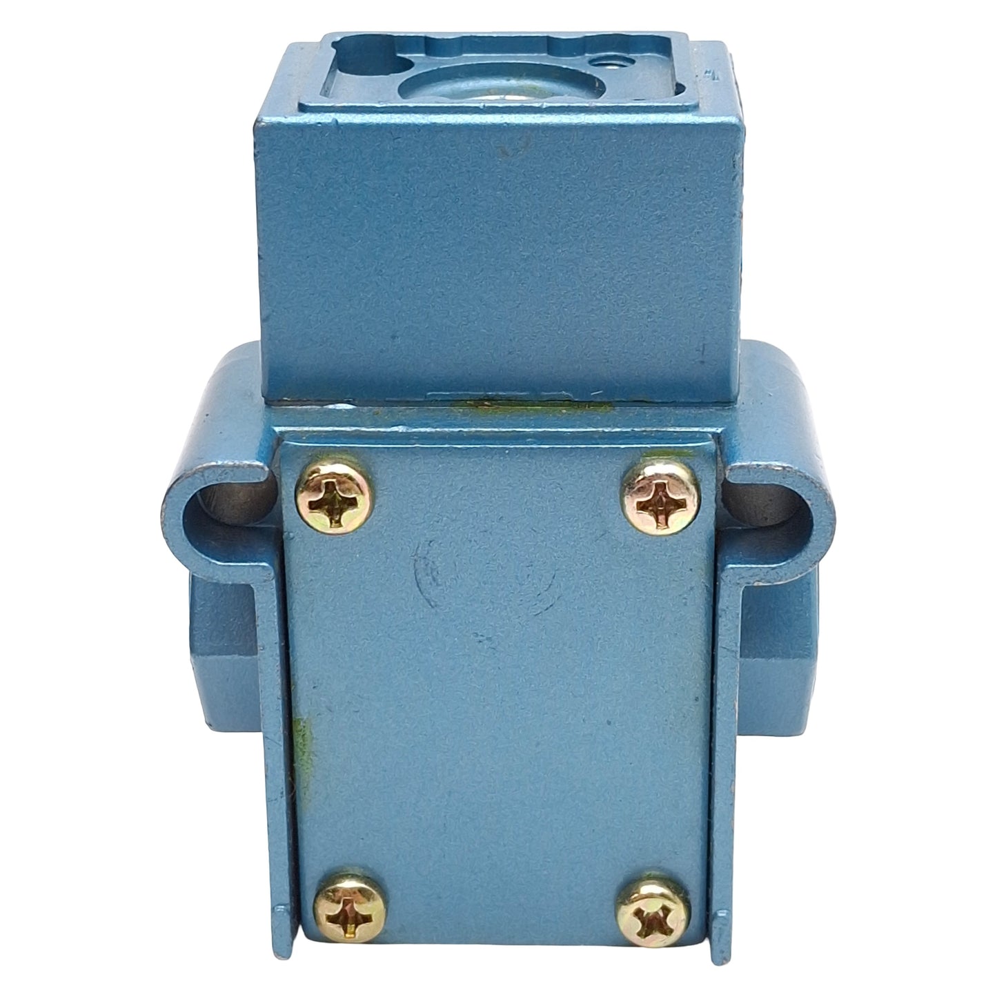 Used Mac 55B-12-PE-501JM Solenoid Valve, 3/2-NC, Vac-150psi, 3/8in NPTF *NO COIL*