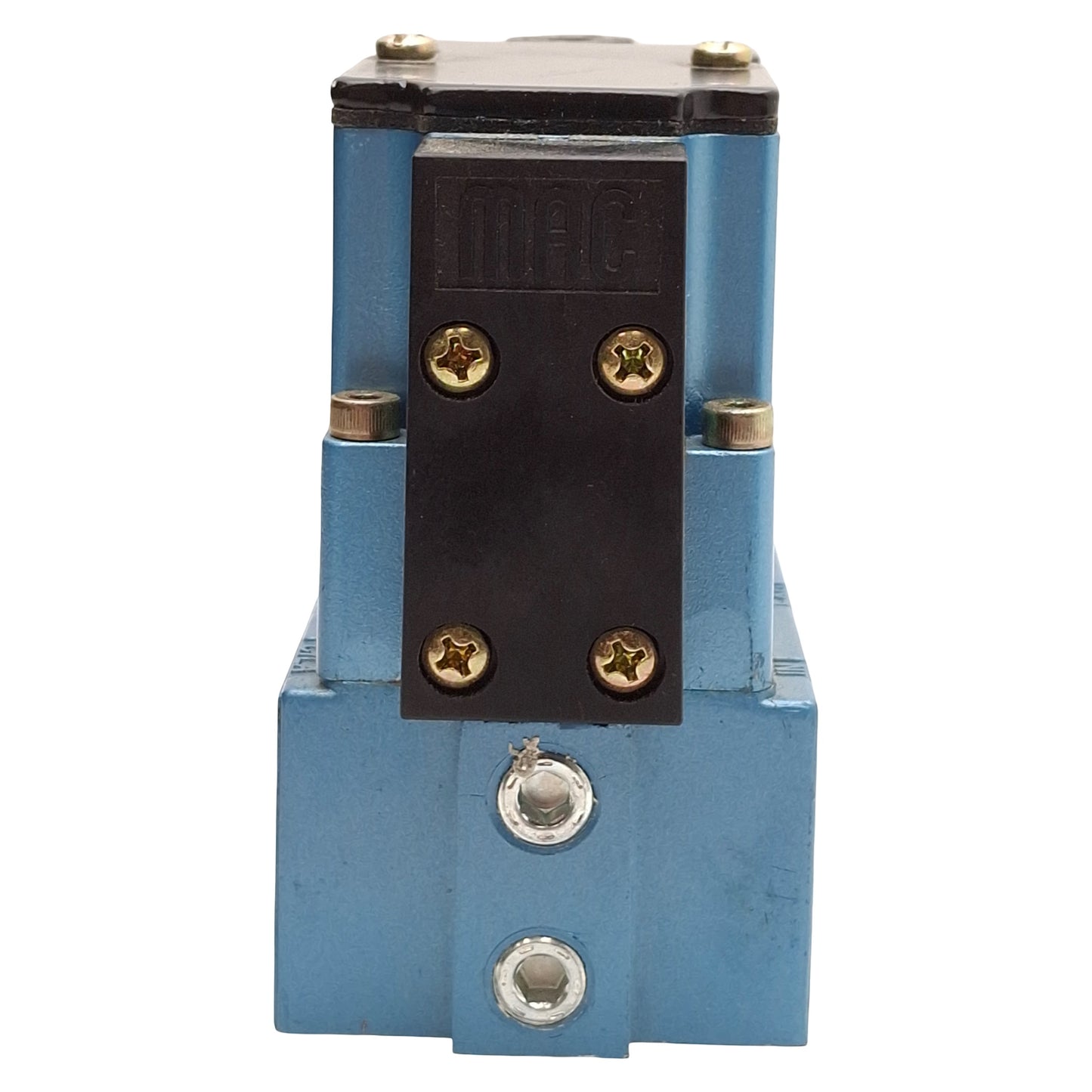 Used Mac 6212C-231-PM-501JD Solenoid Valve, 4/2-Way, 3/8in NPT, 25-150psi, 24VDC Coil