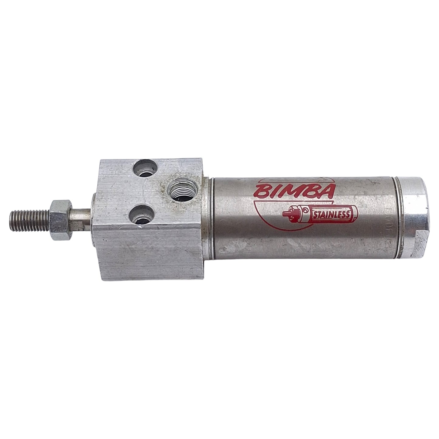 Used Bimba BF-091-D-B Pneumatic Cylinder, ø1-1/16in Bore, 1in Stroke, 1/8NPT, 250psi