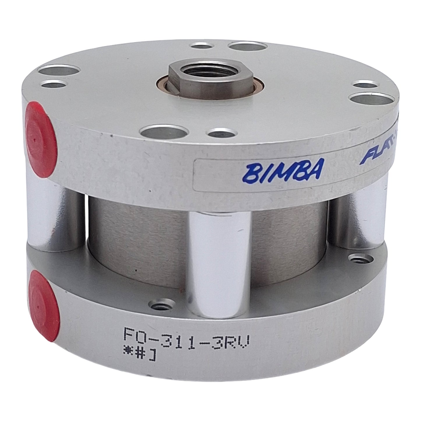New Bimba FO-311-3RV FLAT-1 Pneumatic Cylinder, ø2in Bore, 1in Stroke, 1/8in NPT