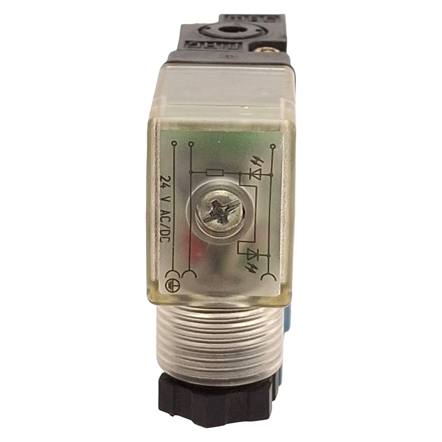 Used Mac 411A-B0A-DM-DDAJ-1JD Solenoid Valve, 5/2-Way, 20-120psi, 1/4NPTF, 24VDC Coil