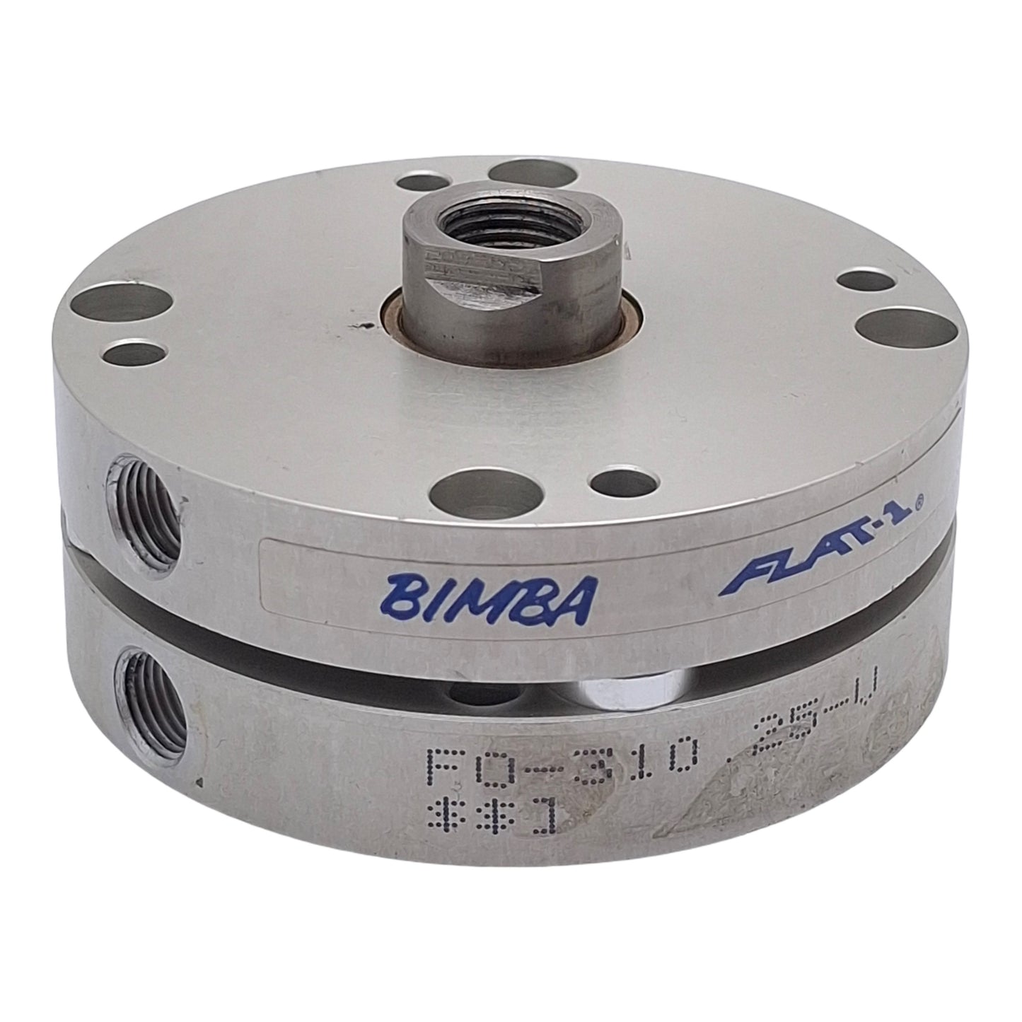 Used Bimba FO-310.25-V FLAT-1 Pneumatic Cylinder, ø2in Bore, 0.25in Stroke, 1/8NPT