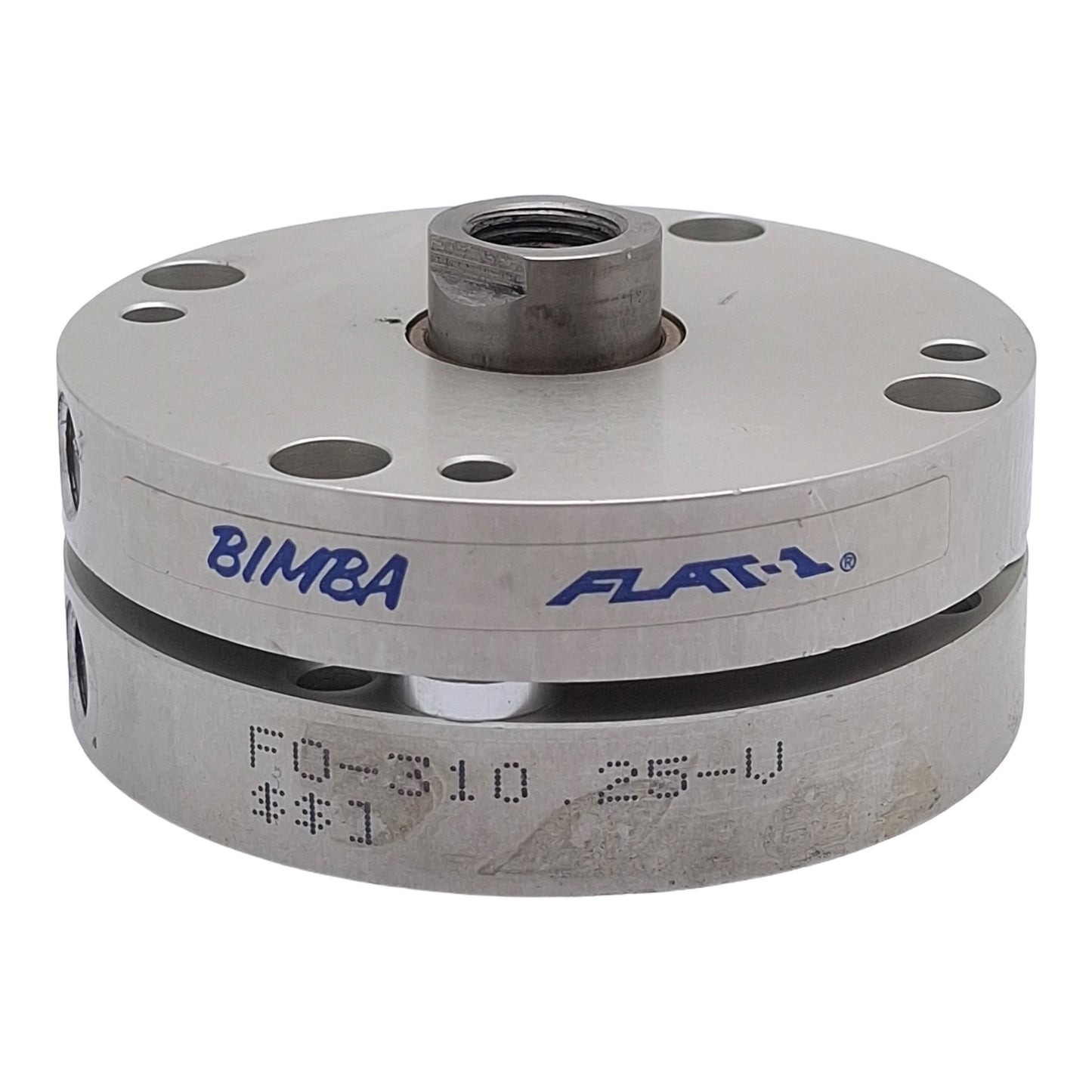 Used Bimba FO-310.25-V FLAT-1 Pneumatic Cylinder, ø2in Bore, 0.25in Stroke, 1/8NPT