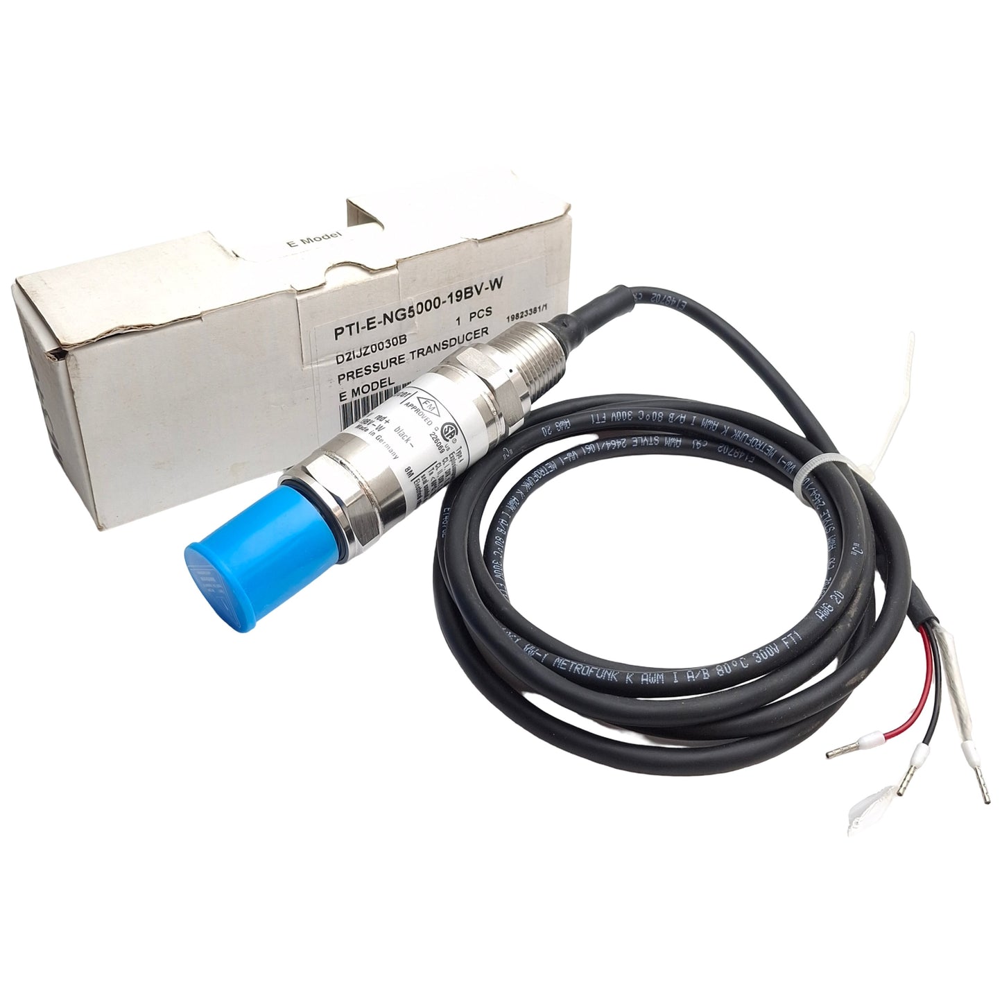 New – Open box Swagelok PTI-NG5000-19BV-W Pressure Transmitter, 10-30VDC, 4-20mA, G1/2B Thread