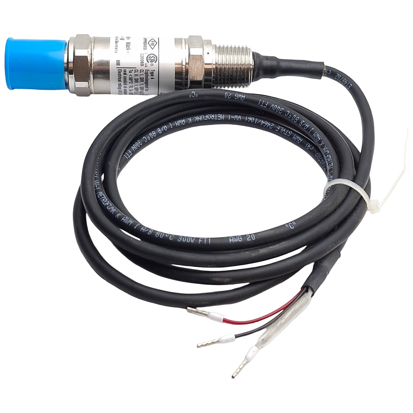 New – Open box Swagelok PTI-NG5000-19BV-W Pressure Transmitter, 10-30VDC, 4-20mA, G1/2B Thread