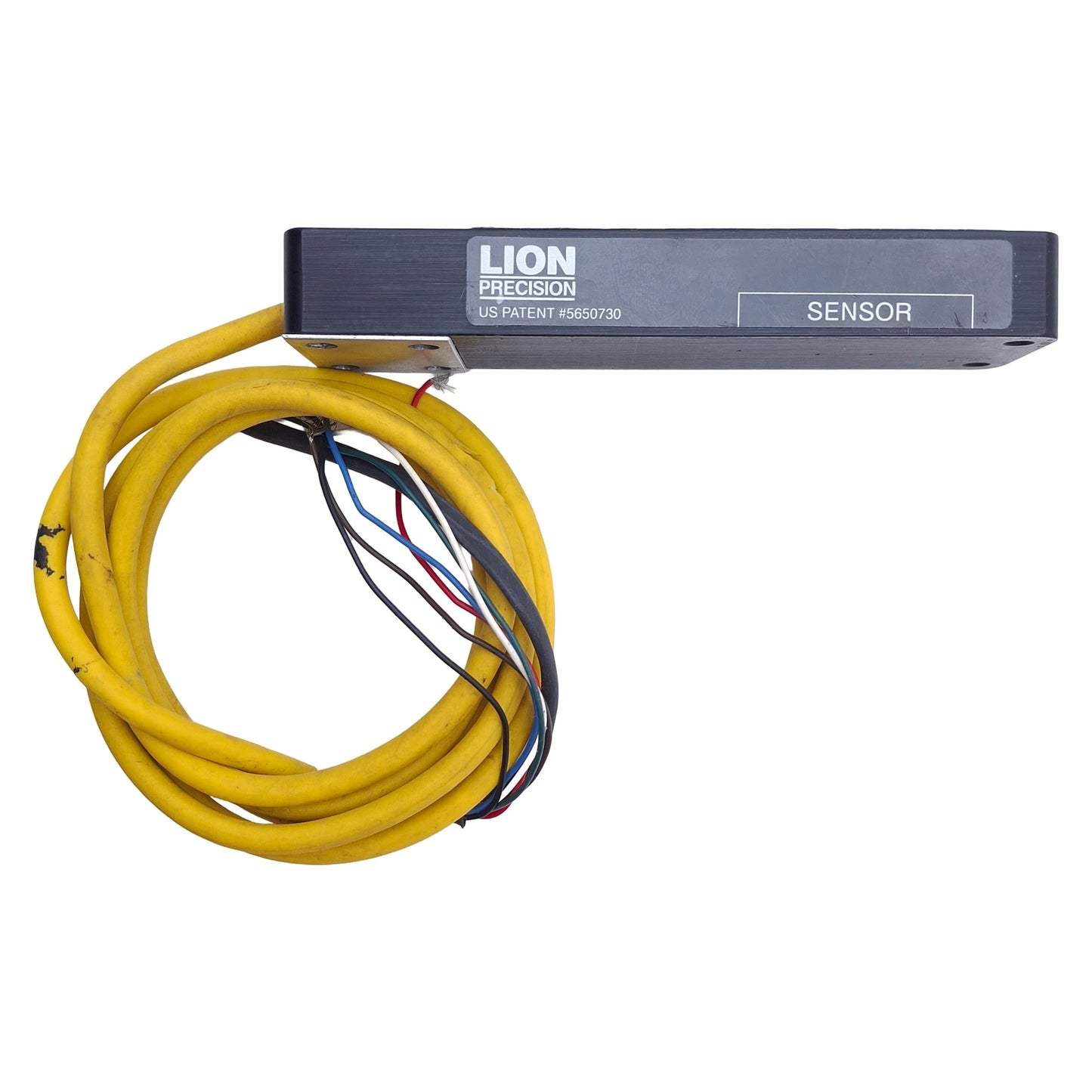 Used Lion Precision LRD2100 Photoelectric Label Sensor PNP/NPN, 11-28VDC, 4ft Cable
