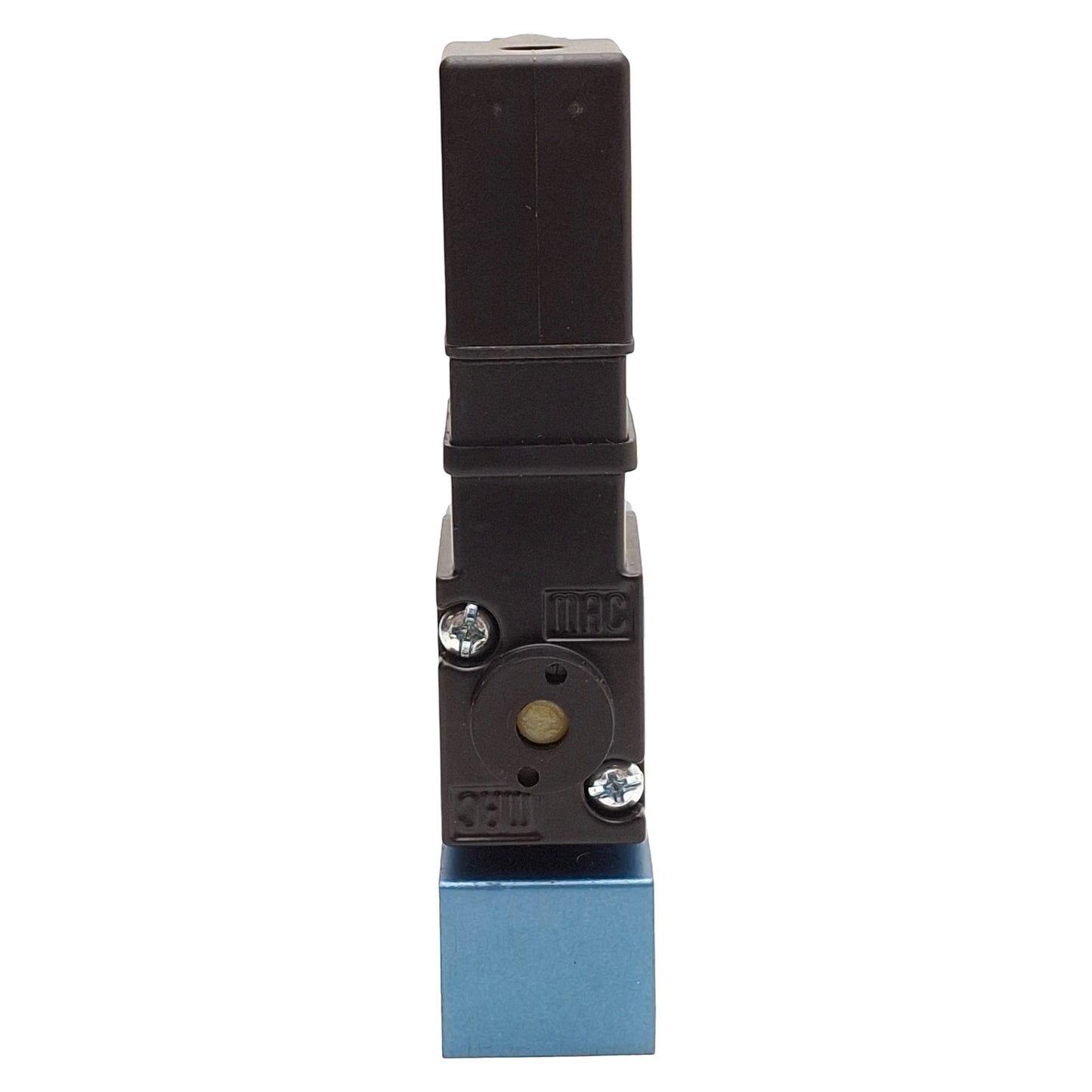 New Mac 132B-501JB Solenoid Valve, 3/2-Universal, Vac-150psi, 1/8in NPTF, 24VDC Coil