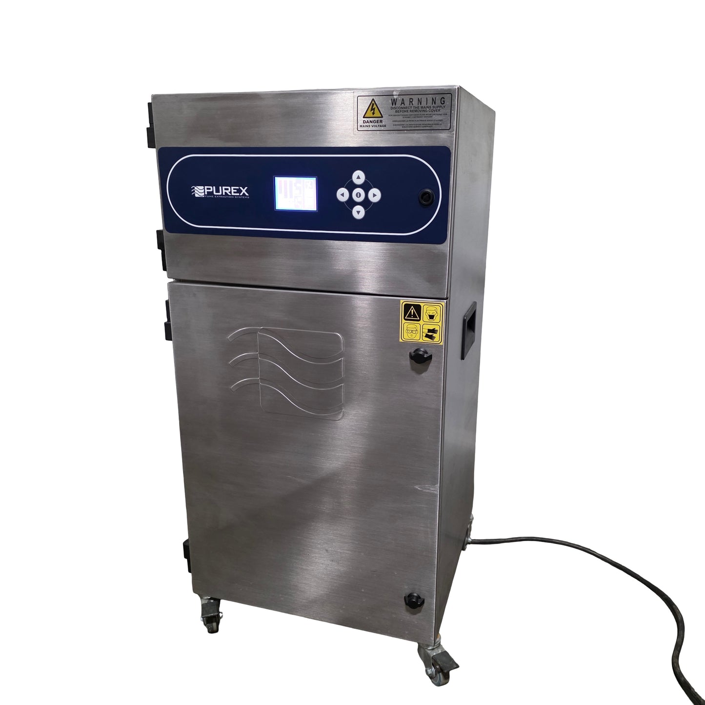 Used Purex 0LX3001 300i Digital Fume Extractor 330m³/Hr, 3" Inlet, 1.2kW, 120VAC