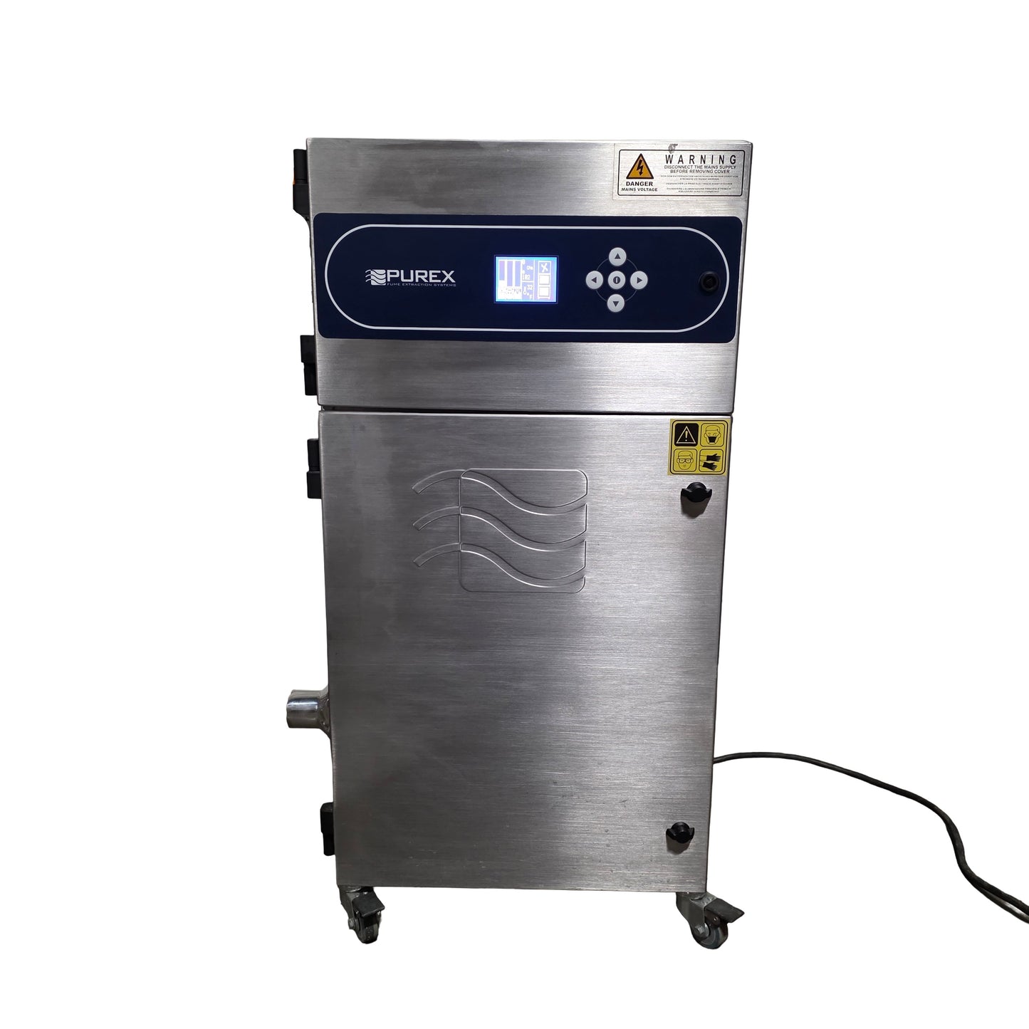 Used Purex 0LX3001 300i Digital Fume Extractor 330m³/Hr, 3" Inlet, 1.2kW, 120VAC