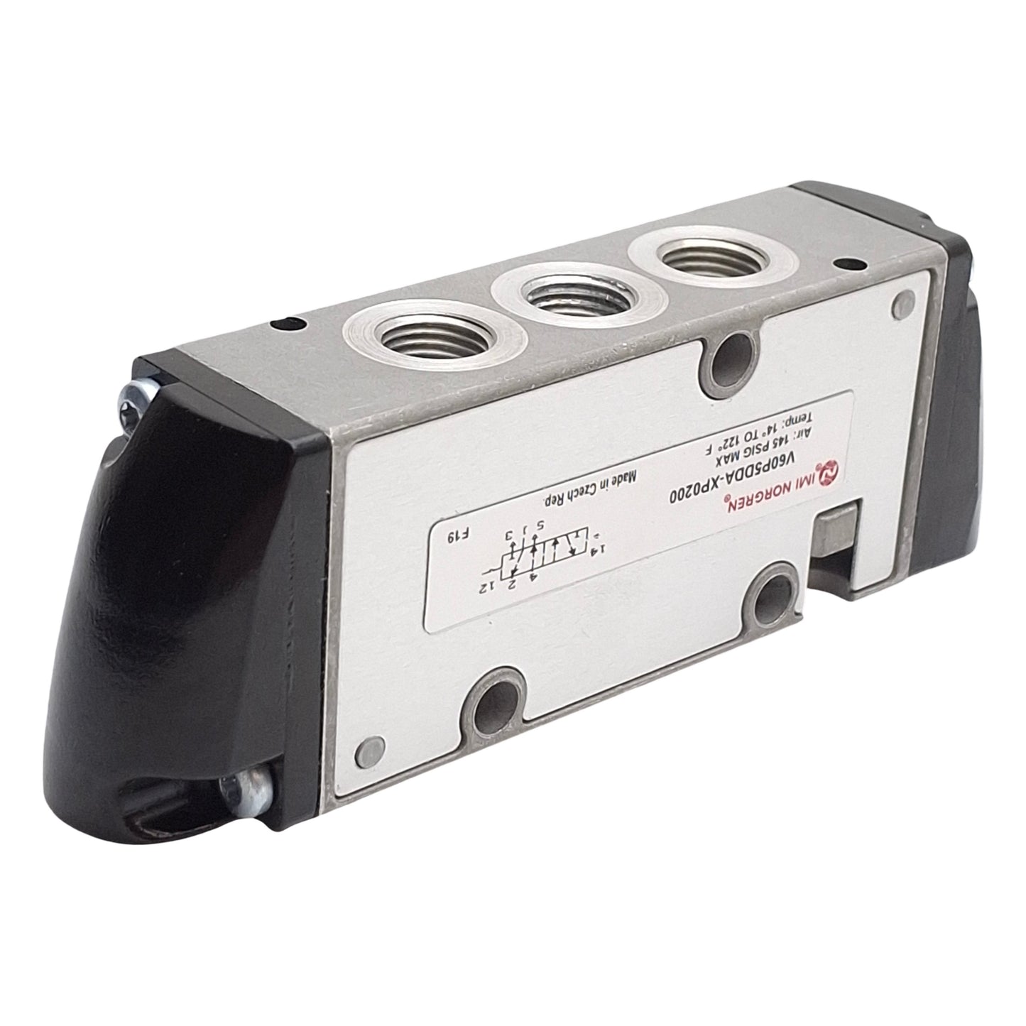 Used ImI Norgren V60P5DDA-XP0200 Air Actuated Valve, 5/2 Way, 1/8in NPT, 29-145psig