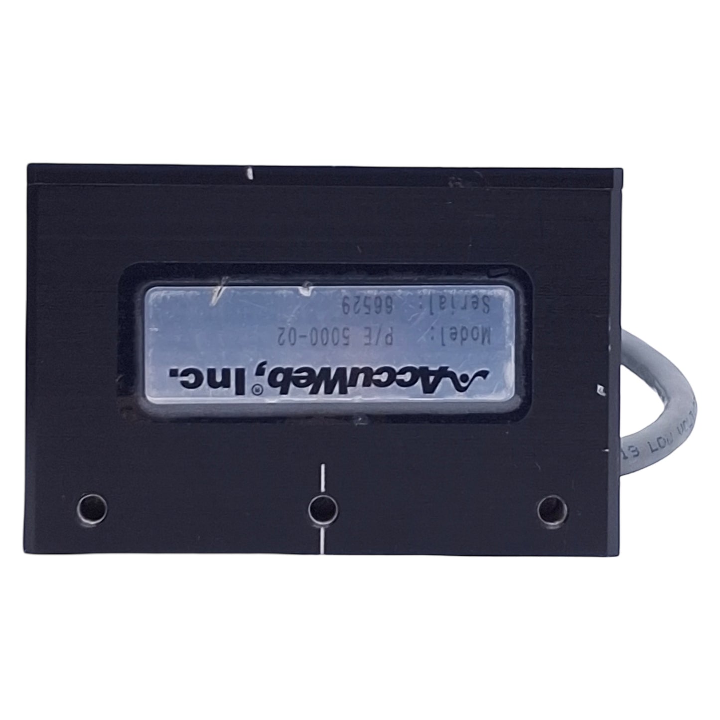 Used AccuWeb P/E 5000-02 AccuBeam II Digital Line Guide For AccuWeb Guiding Systems