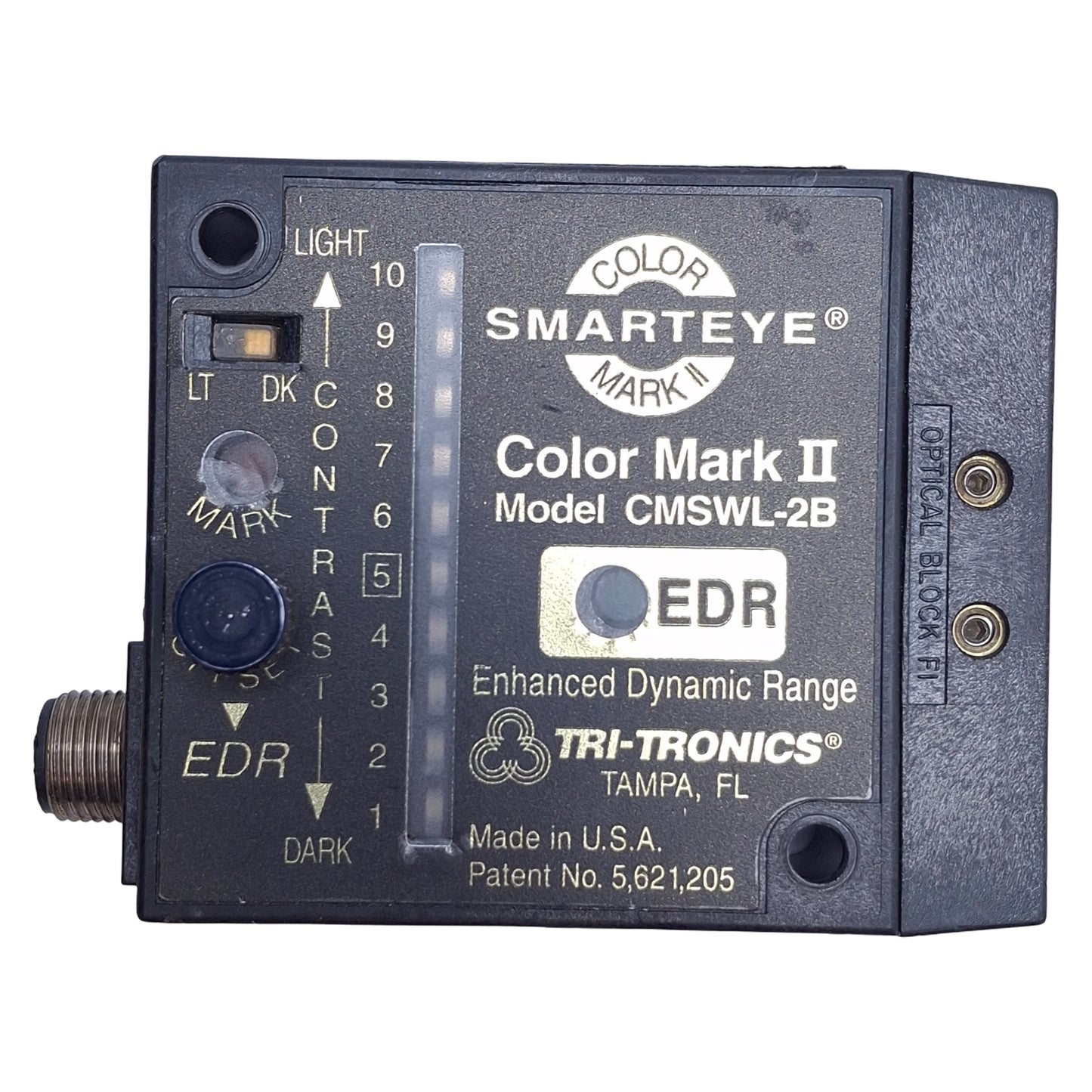 Used Tri-Tronics CMSWL-2B ColorMark II Photoelectric Contrast Sensor 12-24VDC, White