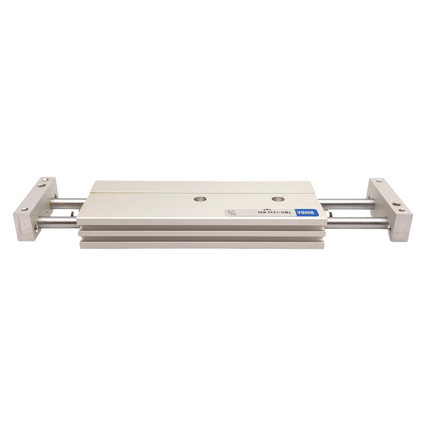 New Bimba TBD-1235-EM Double Rod Cylinder, ø12mm Bore, 35mm Stroke, 140psi, #10-32