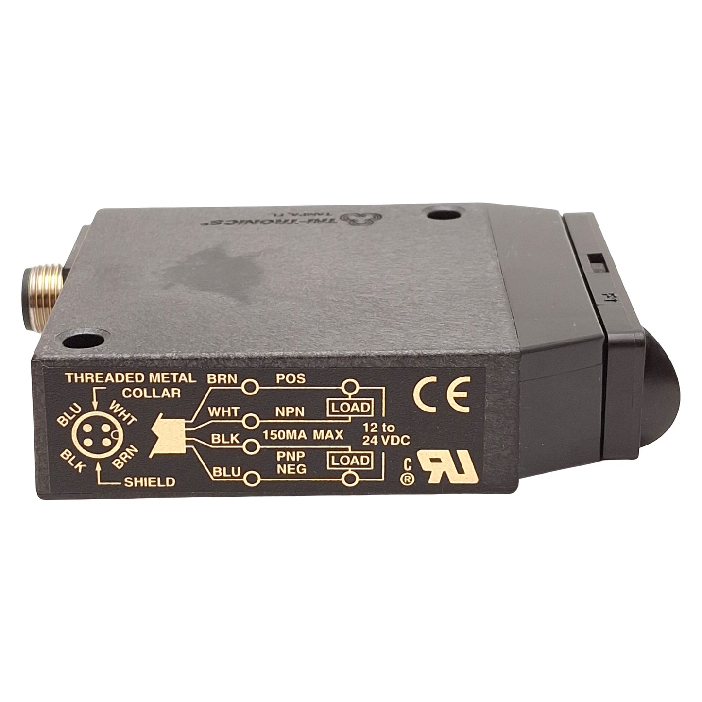 Used Tri-Tronics SEBKF1 SmartEye Mark II Fiber Optic Amplifier, Blue LED, 12-24VDC