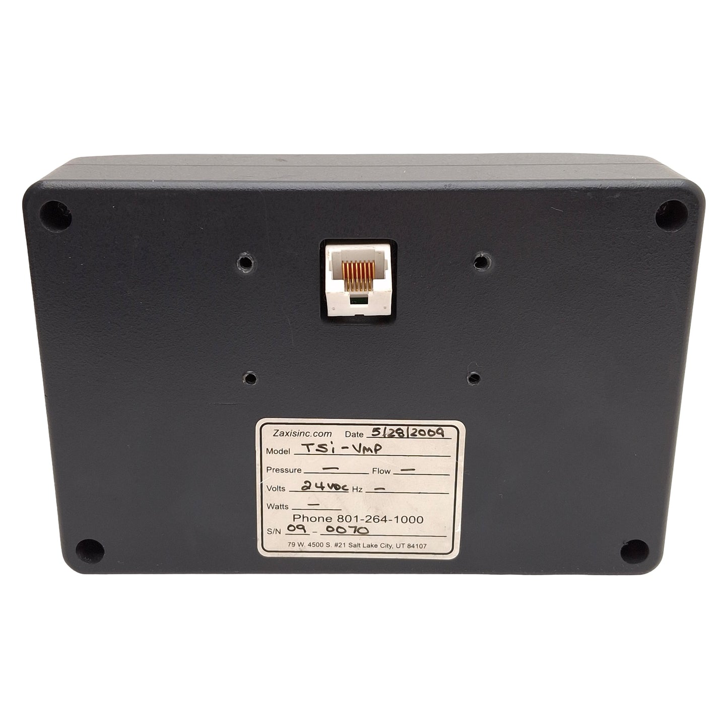Used Zaxis Inc TSI1000 Touchscreen Interface For VMP, 3.7in, RJ45, RS-232/485, 24VDC