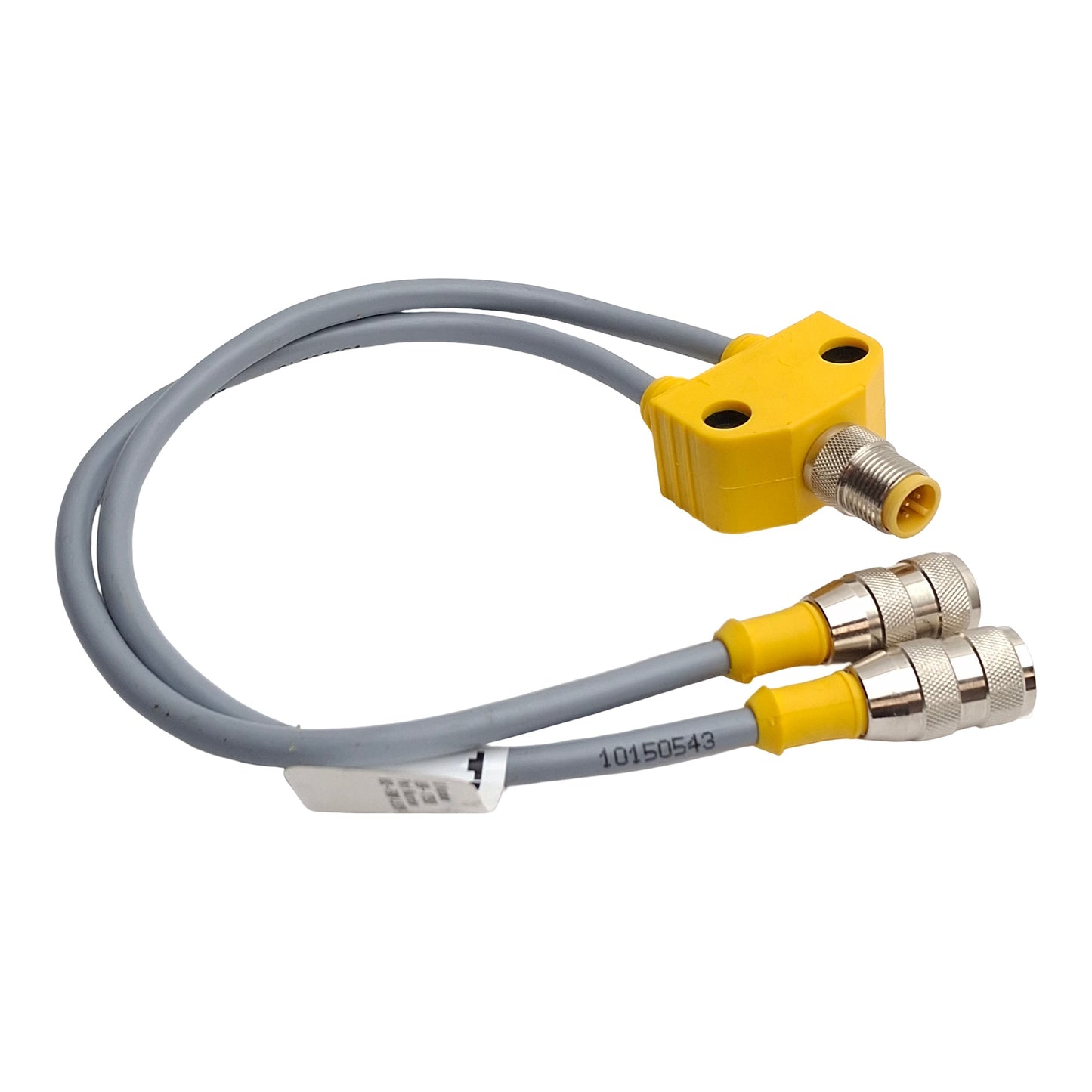 New – Open box Turck VB2-FSM 4.5/2RK 4.5T-0.3/0.3/S651 Y-Splitter Cable, 5 Pin, M12 Female 250V