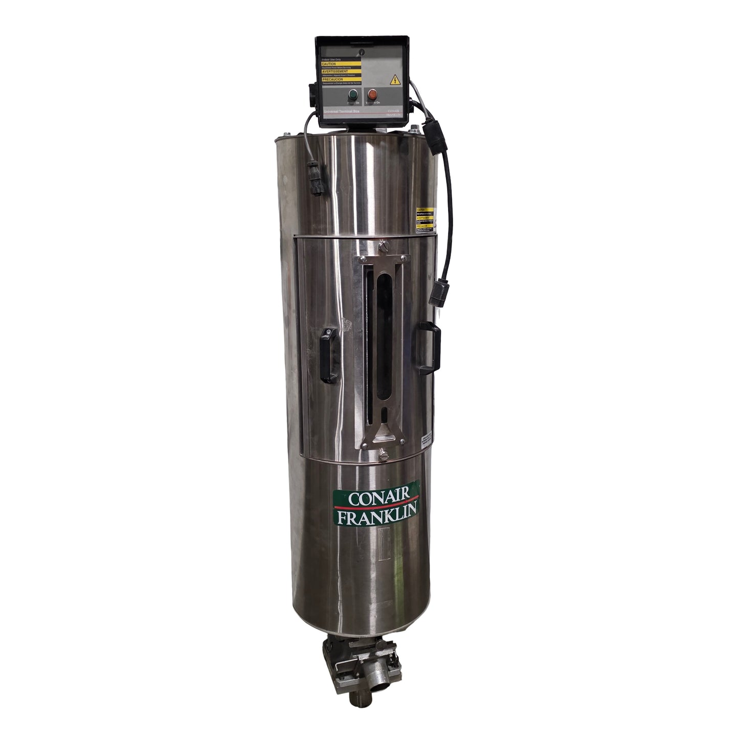 Used Conair CH10-1.5 Insulated Drying Hopper 1.5CuFt, 53lbs Capacity, 15-28lbs/hr