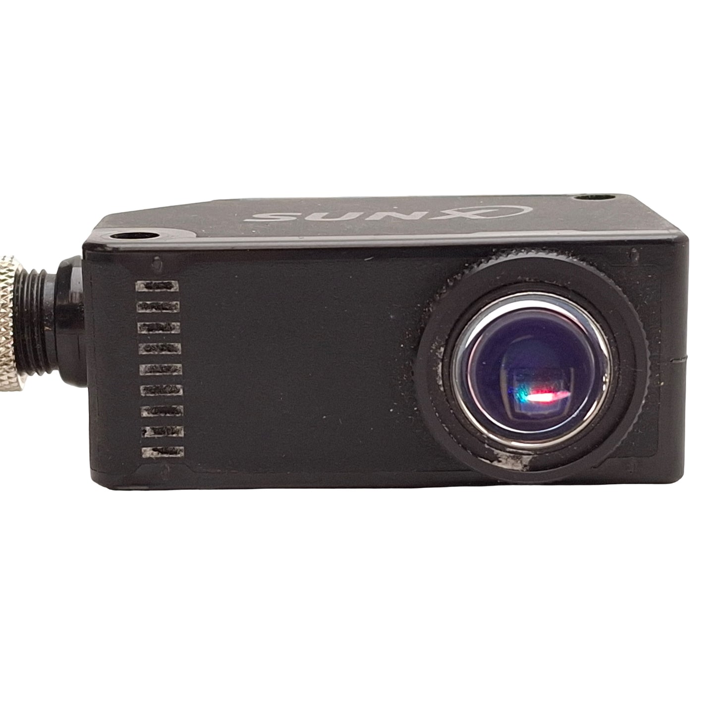 Used SUNX LX-101-P-Z Digital Mark Sensor, PNP, 10mm ±3mm Range, M12 4-Pin, 12-24VDC