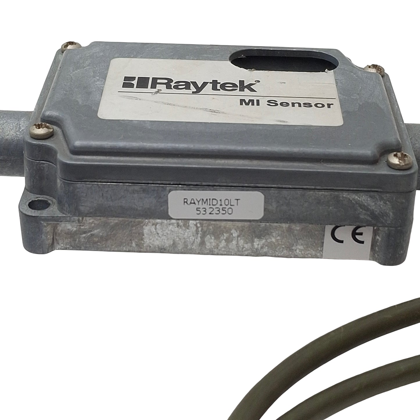 Used Raytek RAYMID10LT Infrared Temperature Sensor, -40°C to 600°C, 10:1 FOV, 24VDC