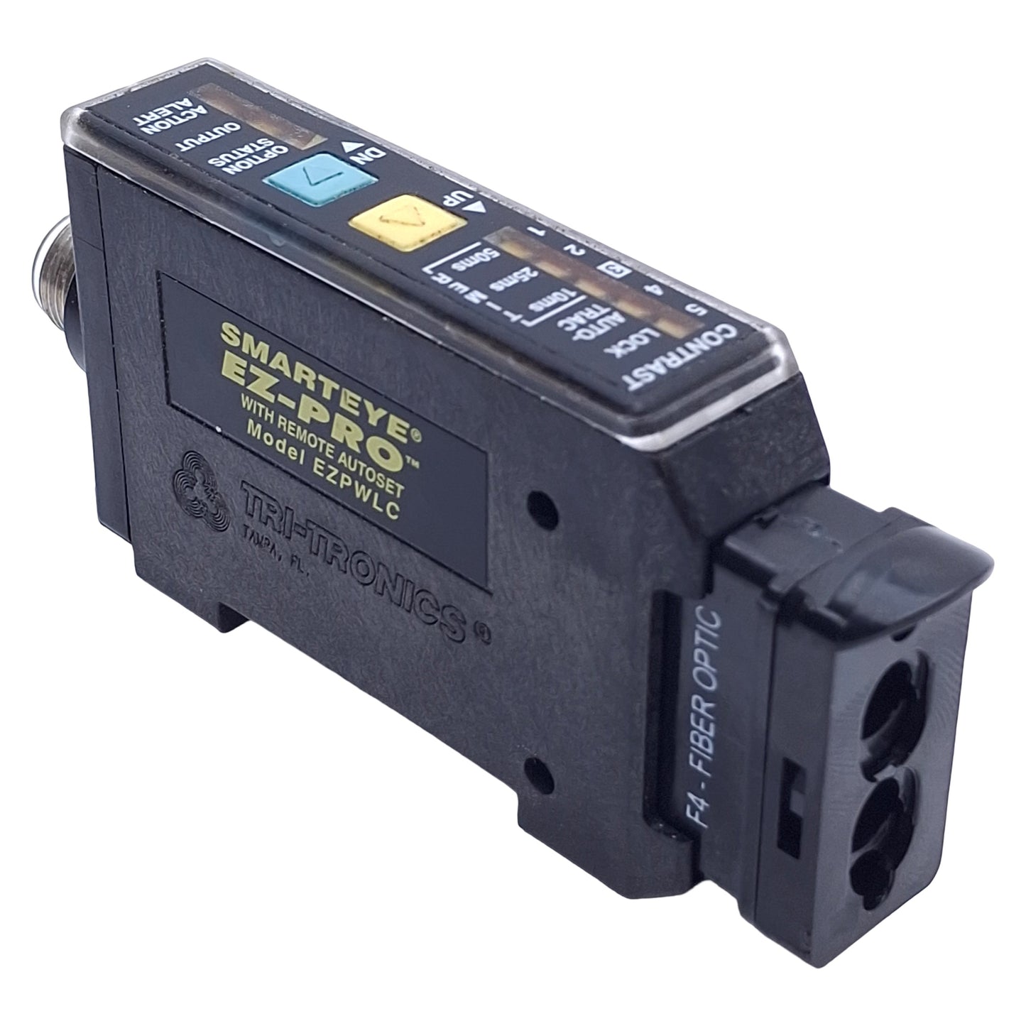 Used Tri-Tronics EZPWLCF4 SMARTEYE EZ-PRO Sensor, NPN/PNP, 10-30VDC, 5-Pin M12