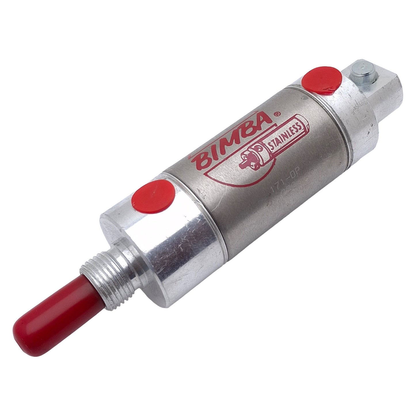 New Bimba 171-DP Pneumatic Cylinder, ø1-1/2in Bore, 1in Stroke, 1/8in NPT, 250psi