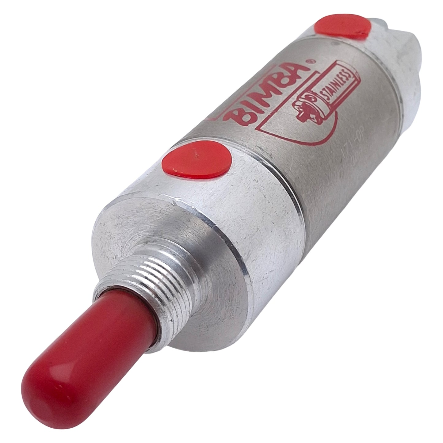 New Bimba 171-DP Pneumatic Cylinder, ø1-1/2in Bore, 1in Stroke, 1/8in NPT, 250psi